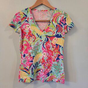 Lilly Pulitzer Casa Banana Michele Vneck XS